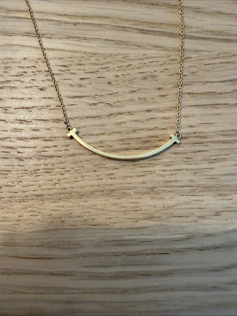 Tiffany & Co. Smile 18k Yellow Gold Pendant - Gold